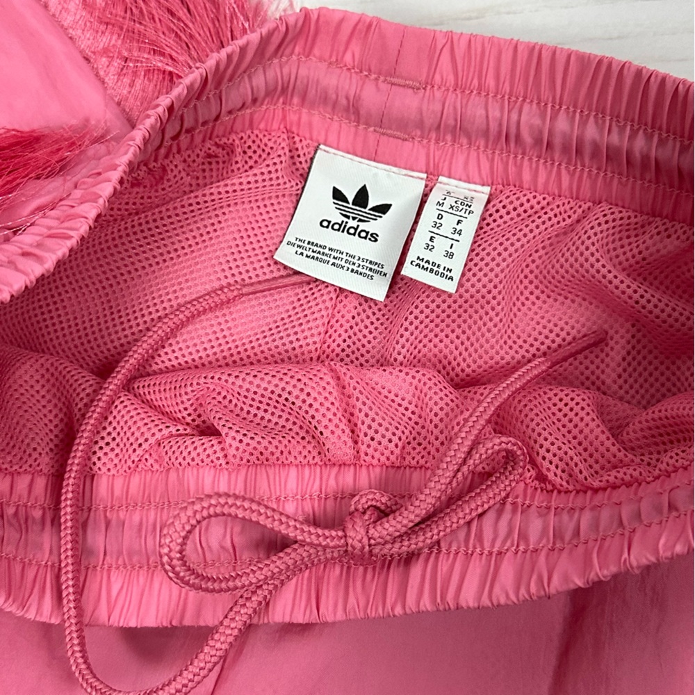 ADIDAS fringe pink 3 stripe track pants - size x-small - Picture 10 of 10